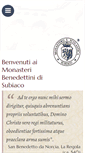 Mobile Screenshot of benedettini-subiaco.it